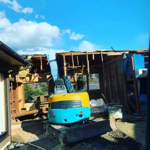 加茂郡八百津町某所　木造家屋解体工事