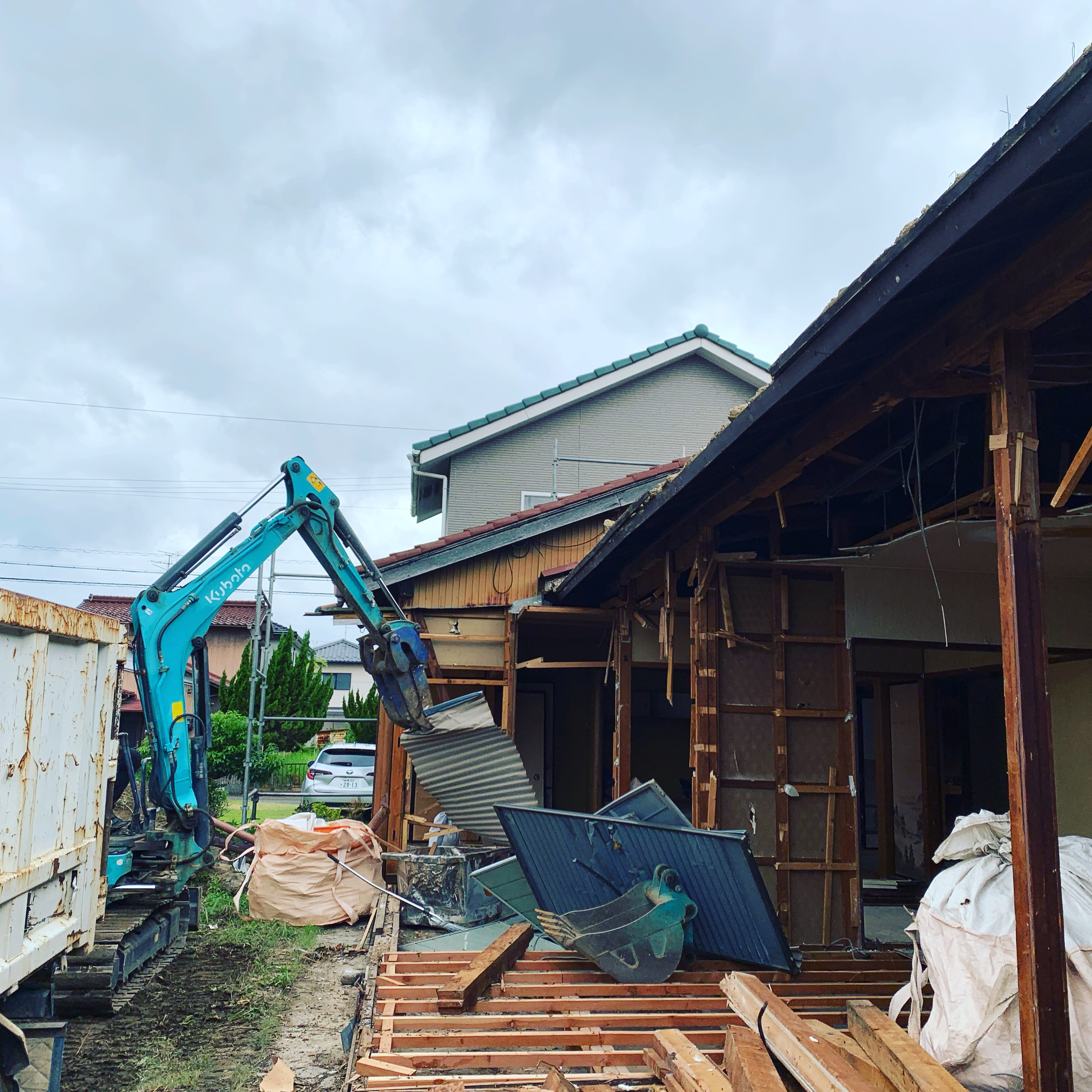 羽島市　木造家屋解体