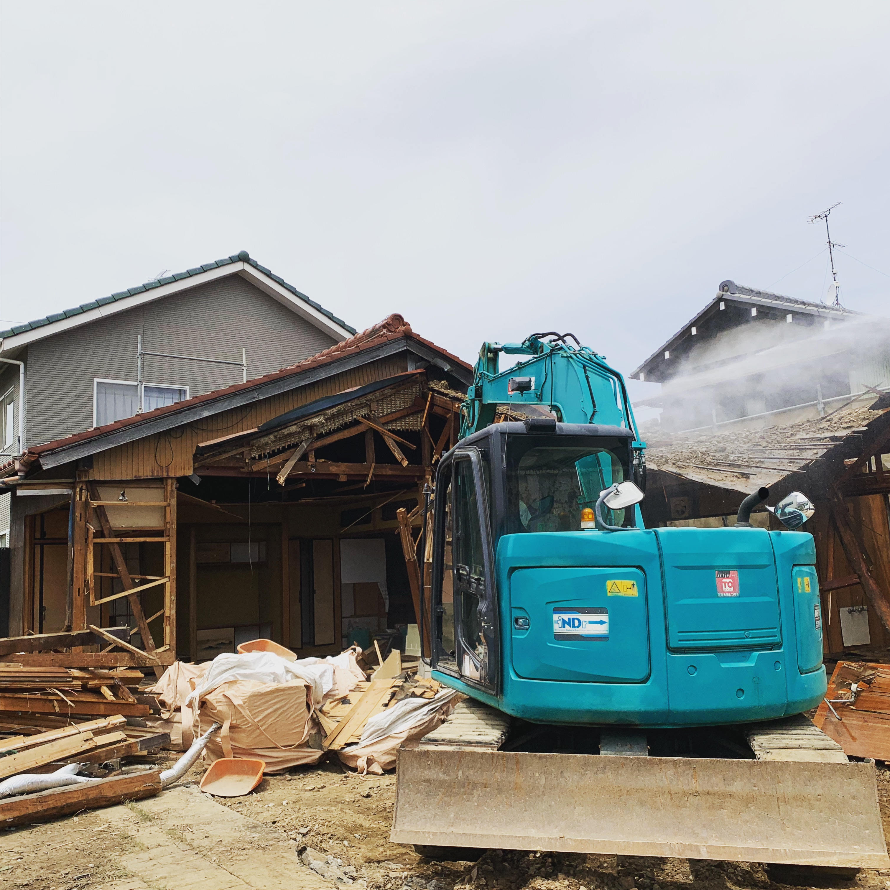 羽島市　木造家屋解体